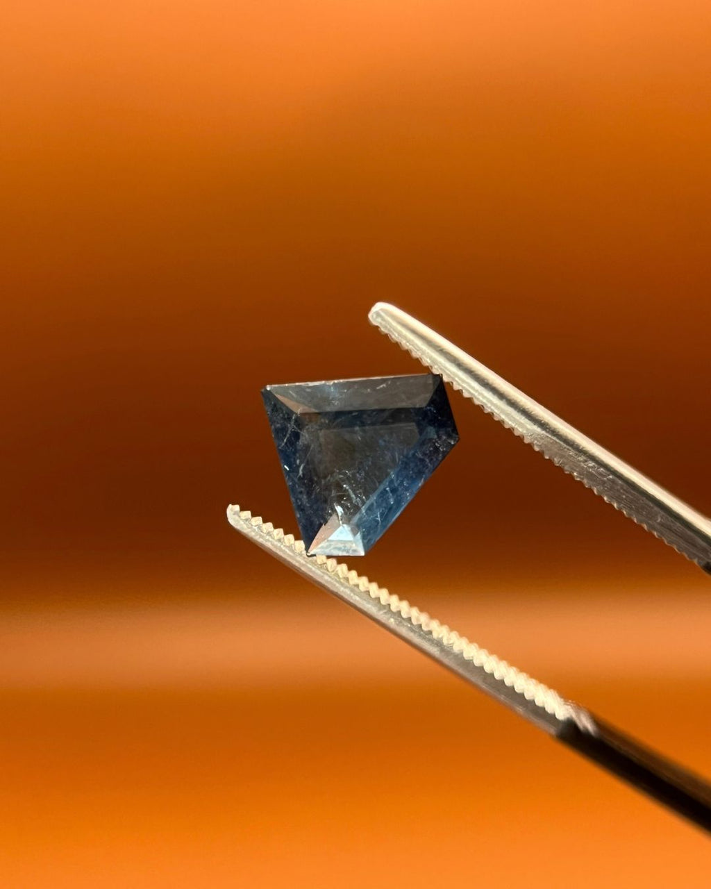 Natural Indicolite Tourmaline, 1.10ct Shield Cut