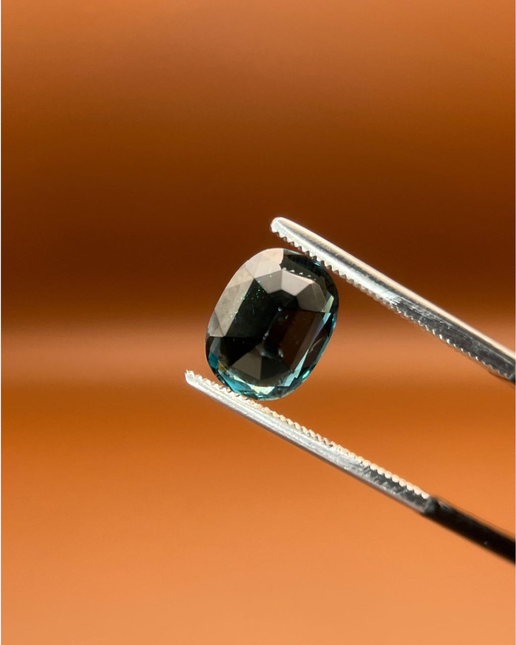 Natural Indicolite Tourmaline, 1.75ct Cushion