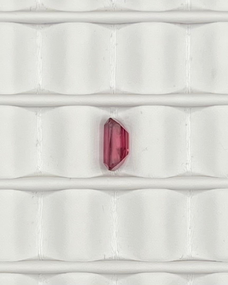 0.75ct Emerald Cut Red Garnet RGT005