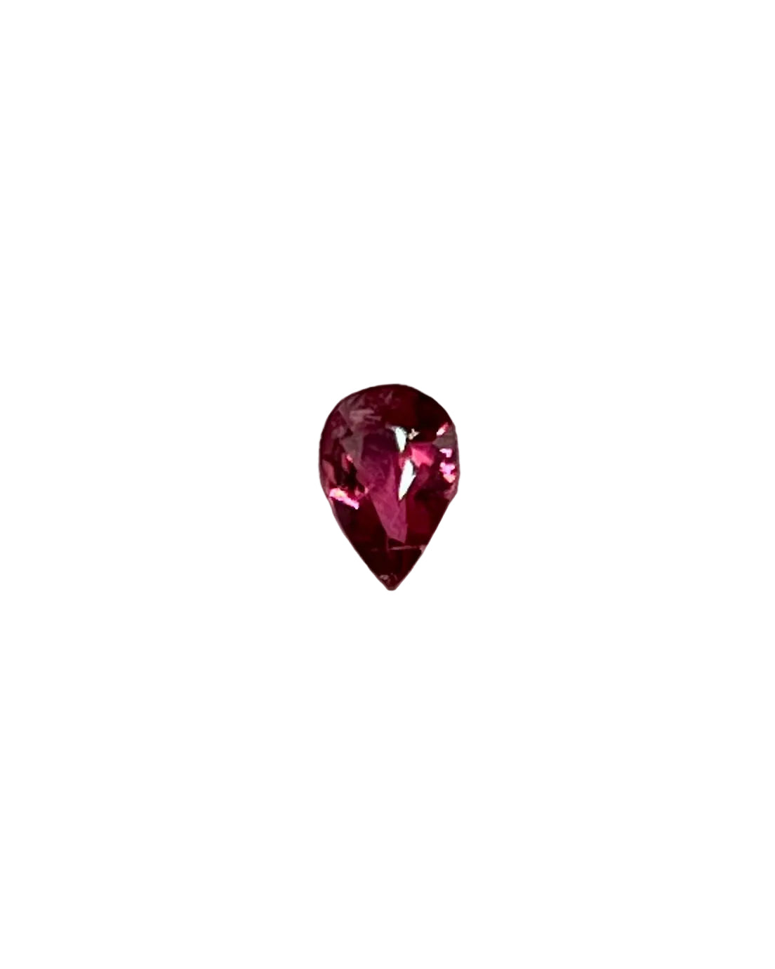 0.30ct Pear Cut Red Garnet RGT009