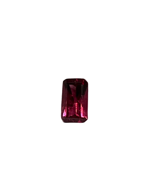 0.55ct Emerald Cut Red Garnet RGT008