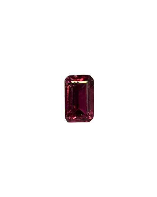 0.75ct Emerald Cut Red Garnet RGT005