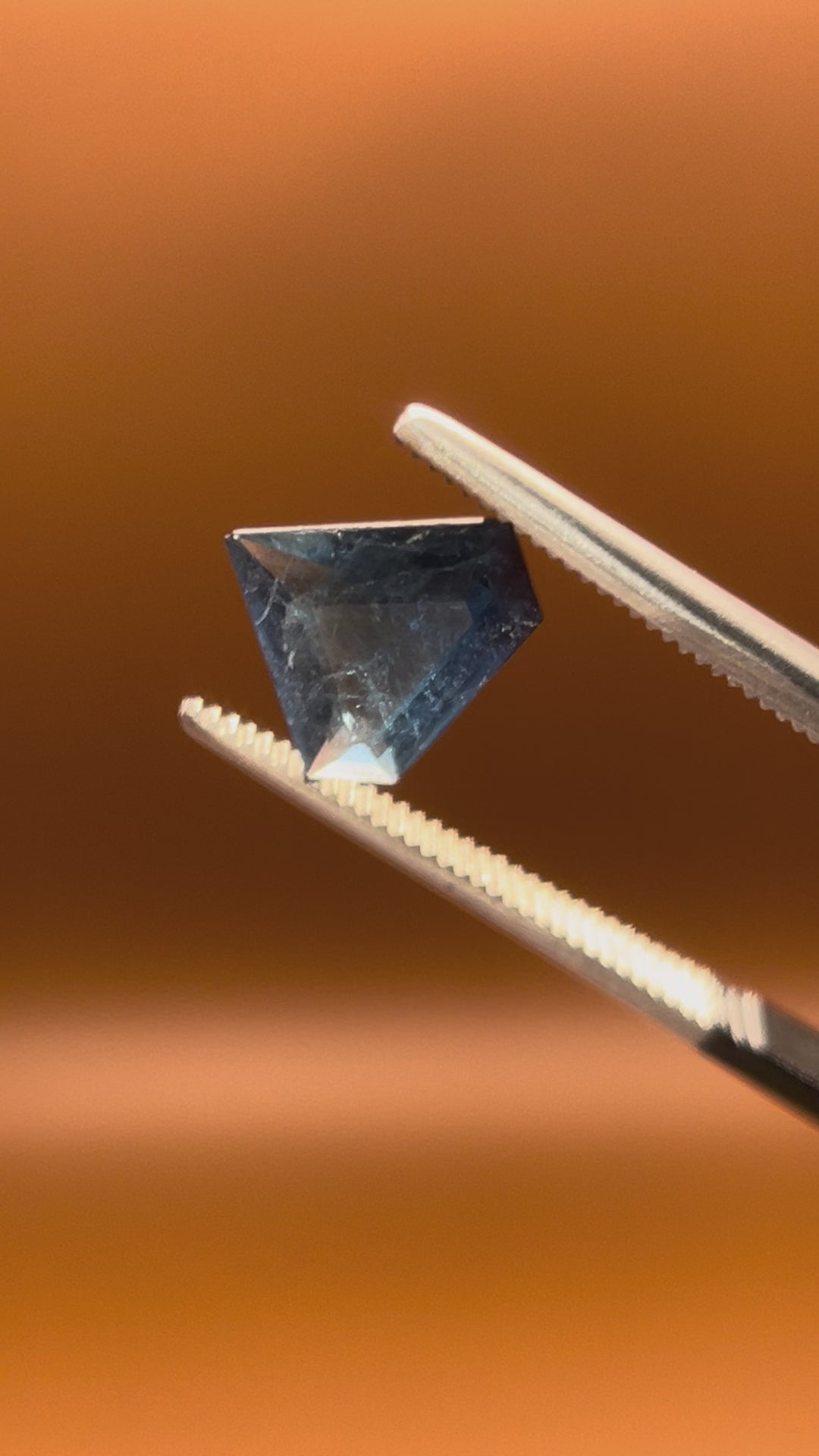 Natural Indicolite Tourmaline, 1.10ct Shield Cut
