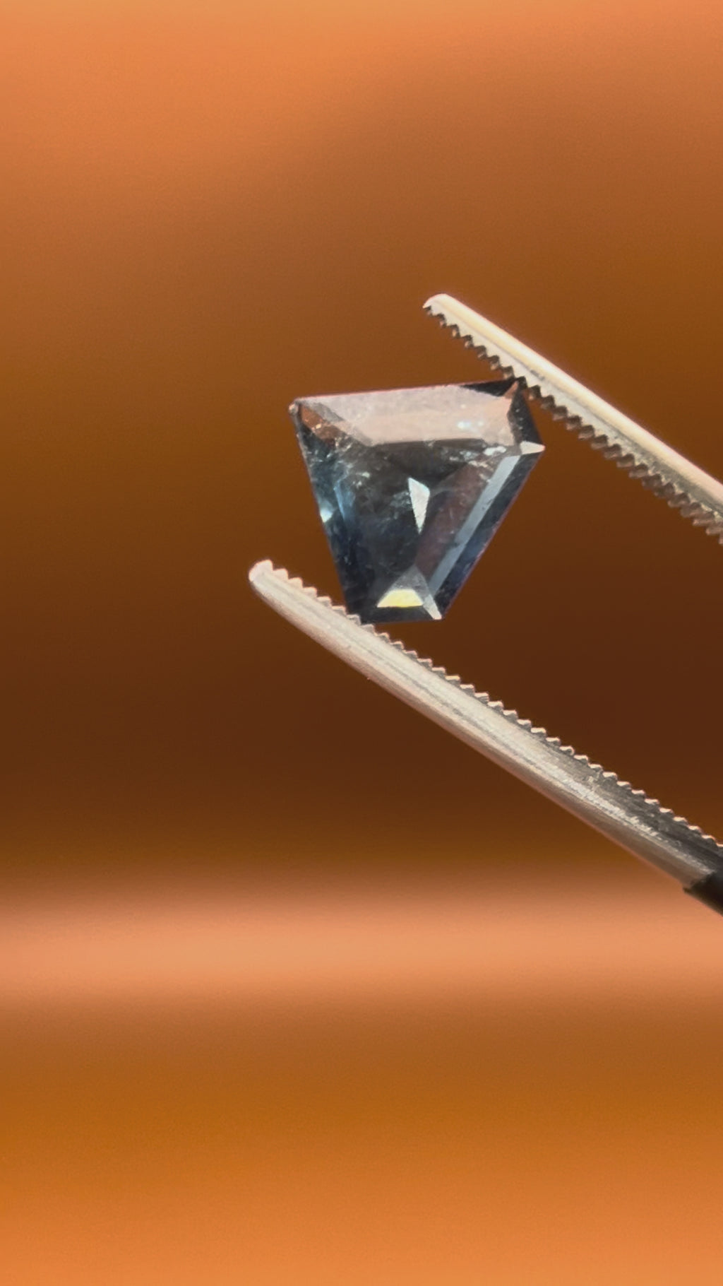 Natural Indicolite Tourmaline, 1.10ct Shield Cut