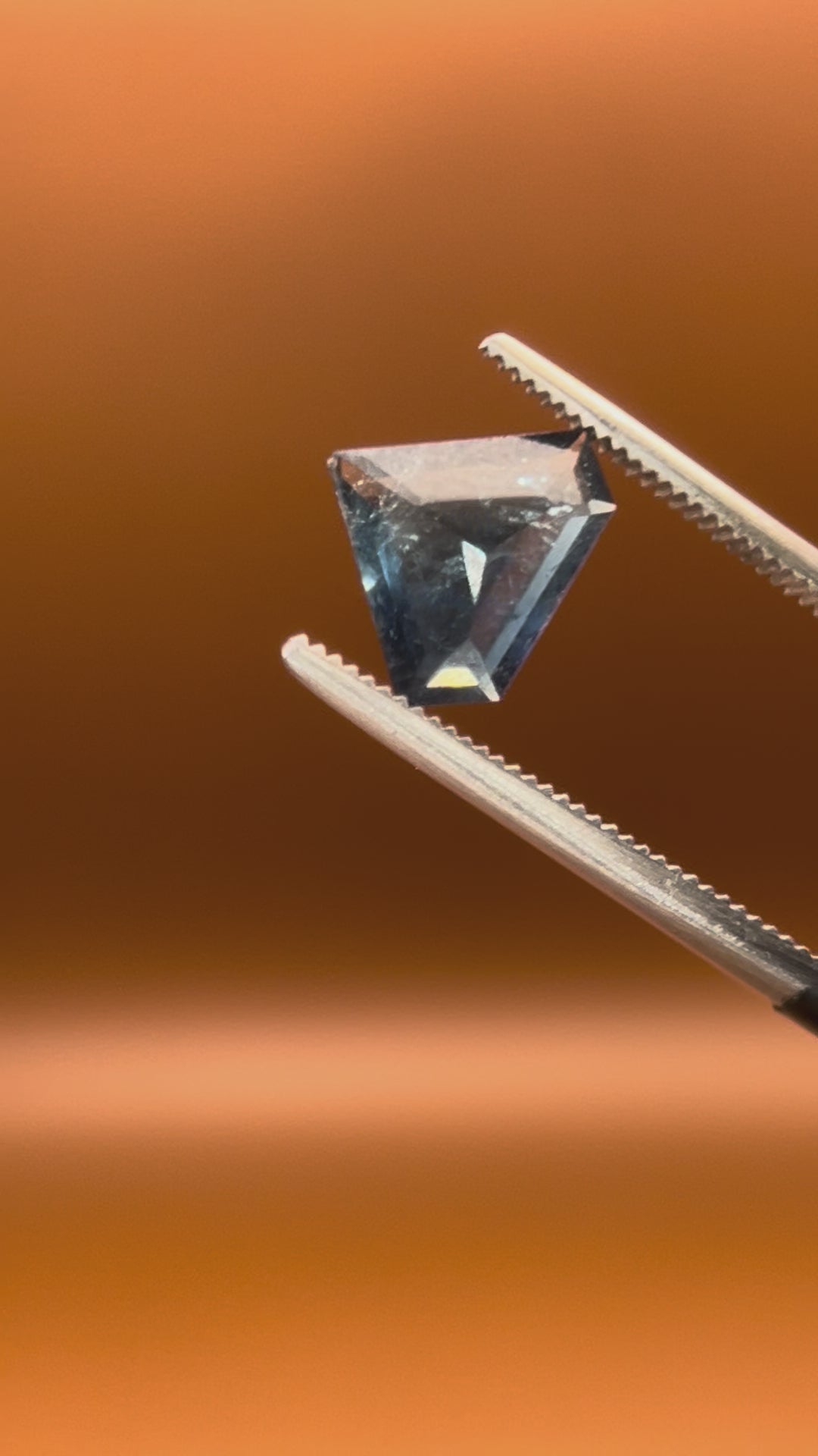 Natural Indicolite Tourmaline, 1.10ct Shield Cut